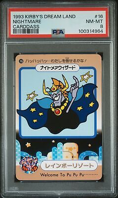 PSA 8 1993 Carddass Kirby'S Dream Land 16 Nightmare | Pop 1
