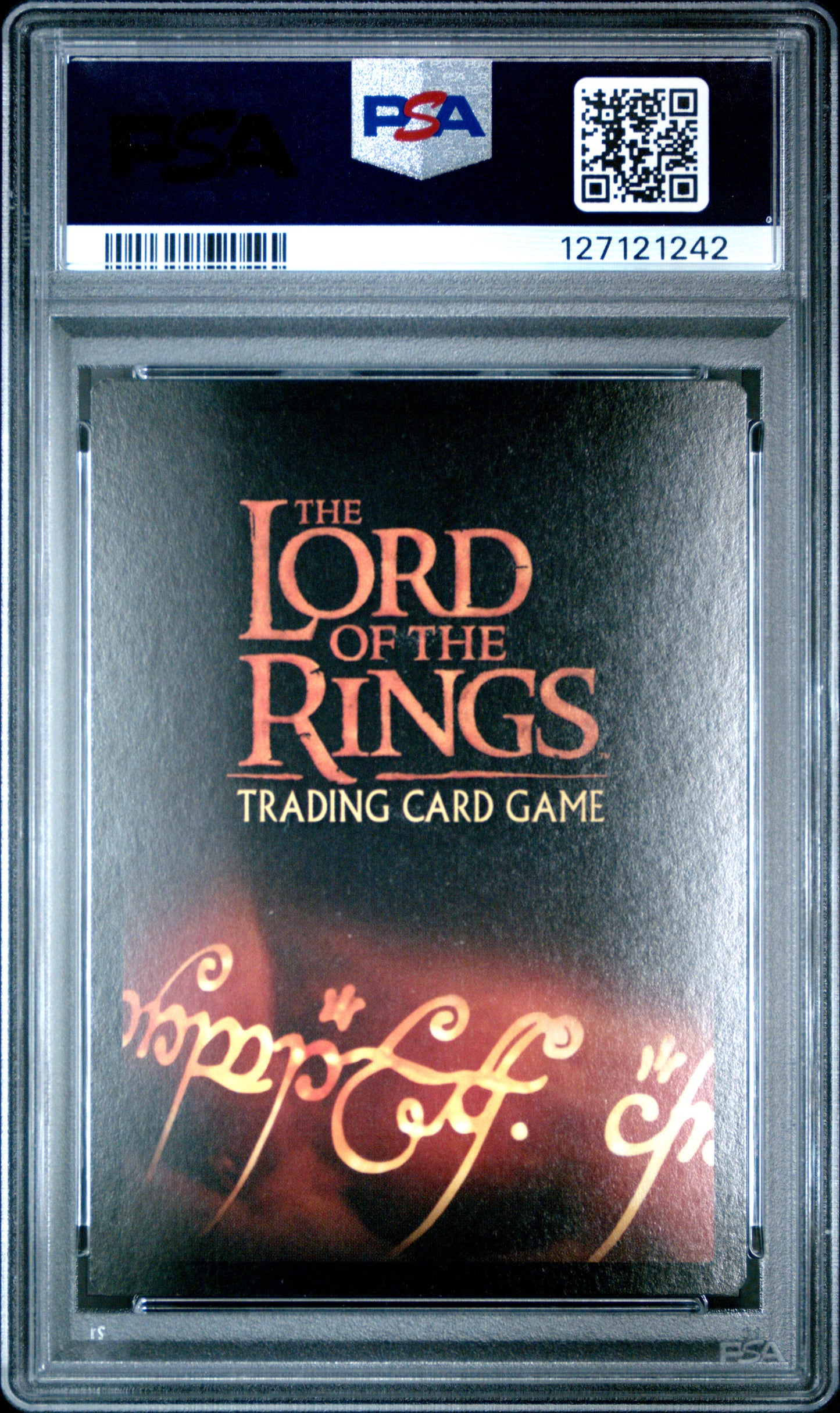 PSA 9 Morgul Gates 1R217 Lord of the Rings TCG 2001 Fellowship Decipher Foil C42