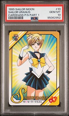 PSA 10 POP 1 1995 Sailor Moon Carddass Pretty Soldiers Part 1 10 Sailor Uranus