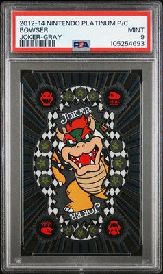 PSA 9 2012 Nintendo Platinum Playing Cards Official BOWSER JOKER