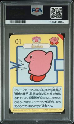 PSA 9 1993 Carddass Kirby'S Dream Land 4 Grape Garden | Pop 1