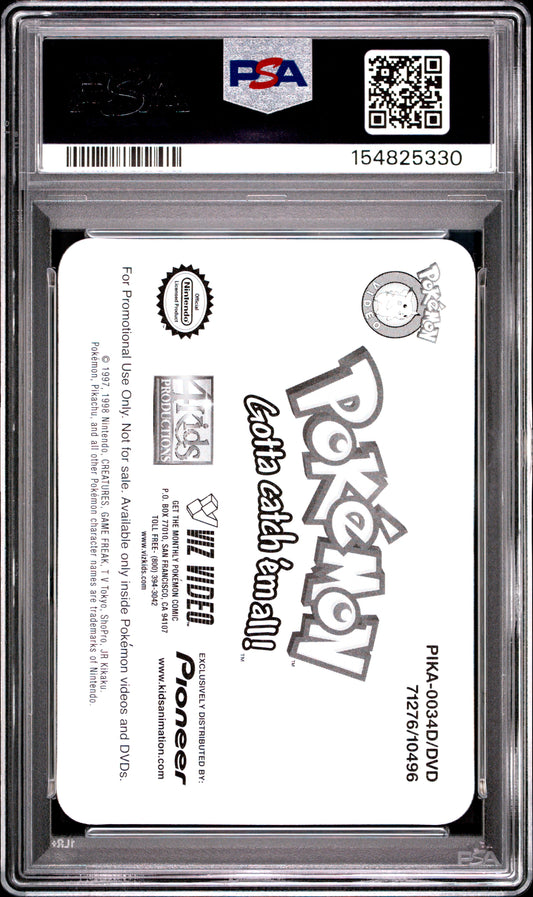PSA 10 Kadabra Lenticular #34 POP 3 Pokemon Pioneer 2001 Crimson VIZ VHS C30