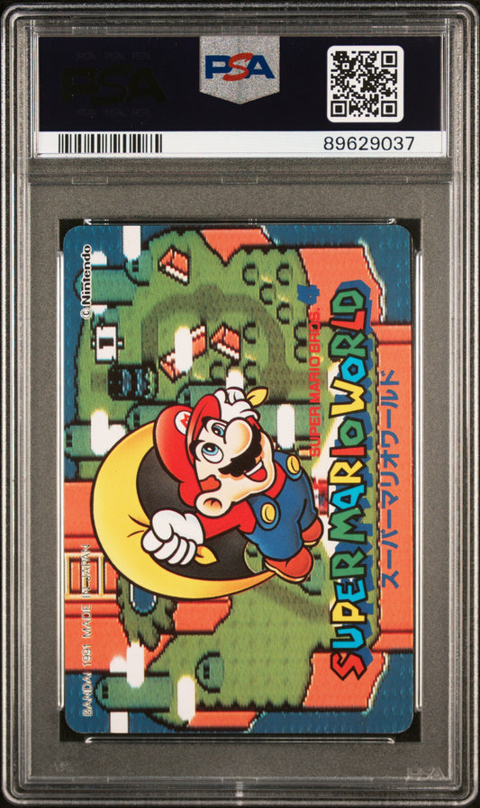 Pop 2 None Higher Mario vs Galoomba #25 1991 Carddass Super Mario World PSA