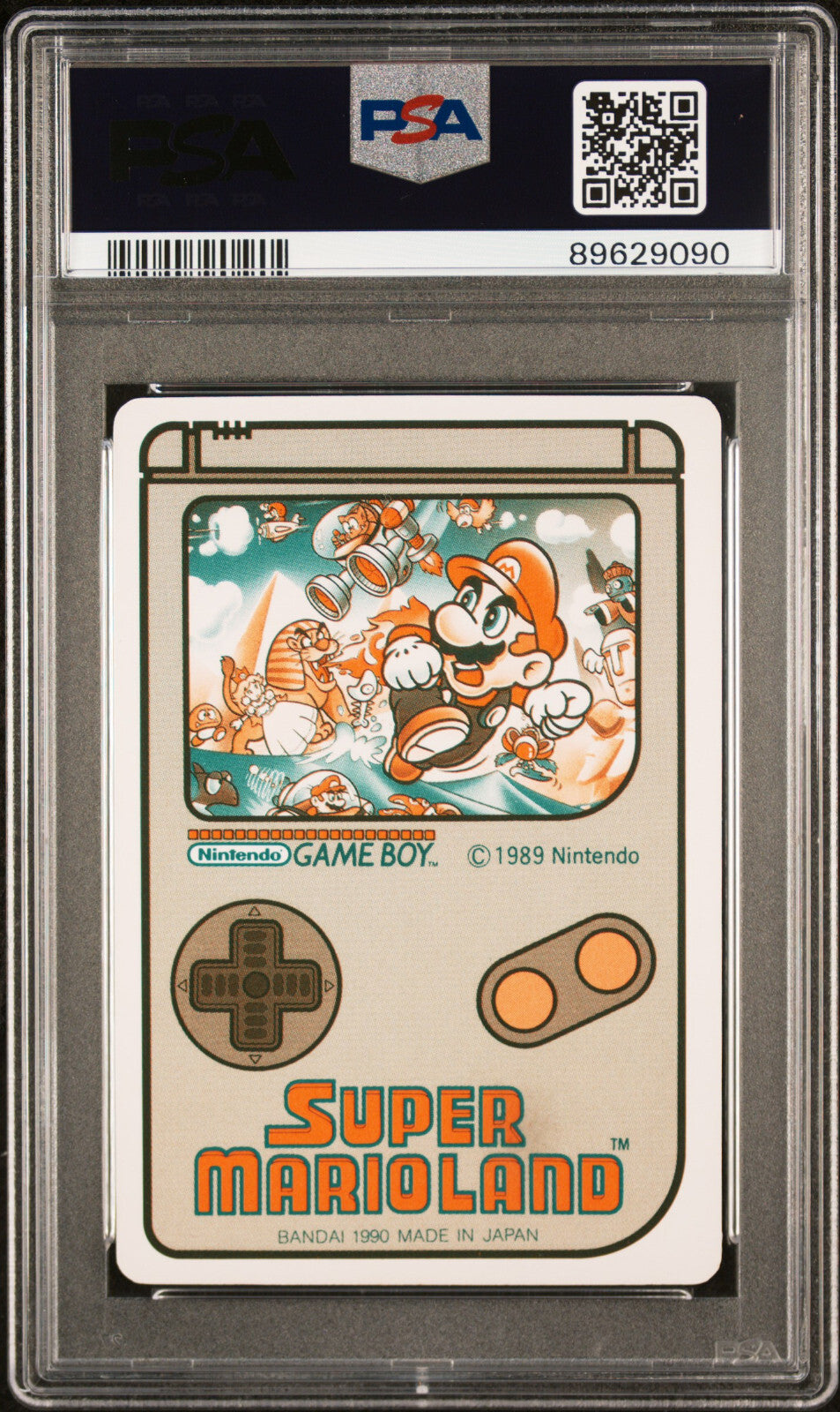 Pop 2 None Higher Fake Princess Daisy #39 1990 CARDDASS SUPER MARIO LAND PSA