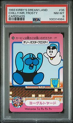 PSA 8 1993 Carddass Kirby'S Dream Land 36 Chilly/Mr. Frosty | Pop 1