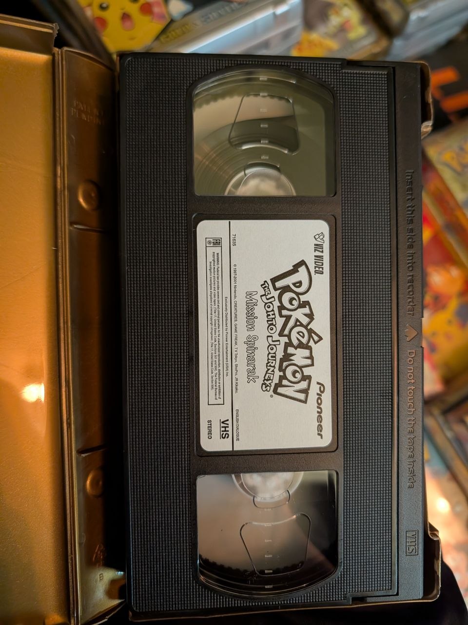 VHS Pokemon Pioneer Mission Spinarak Used - Very Good