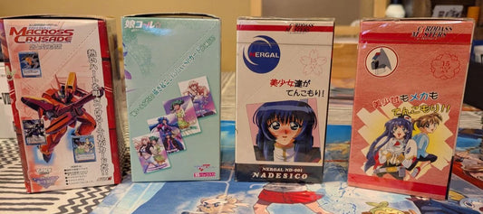 Carddass Masters Vintage Anime Boxes Martian Nadesico Macross Crusade & Frontier