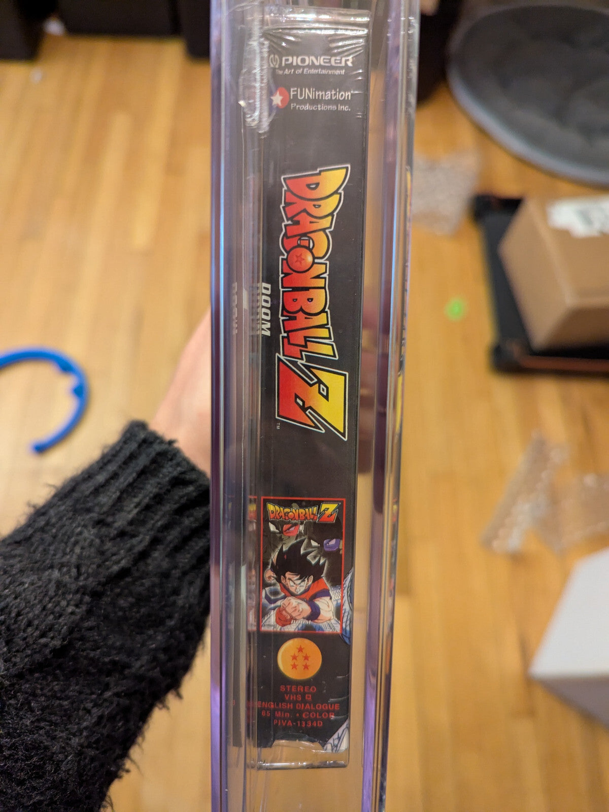 9.6 A+ Dragon Ball Z Doom VHS Sealed Tape Graded CGC 1998 Goku Vegeta
