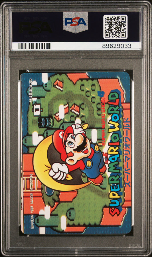 Pop 1 None Higher Rip Van Fish #21 1991 Carddass Super Mario World Graded PSA