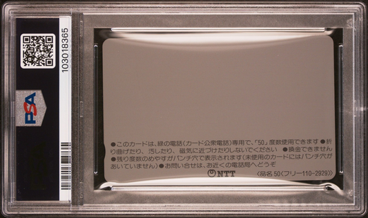 PSA 10 1988 Tokuma Communications Phone Card Nausicaa POP 2