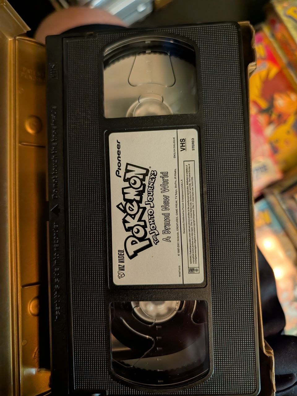 VHS Pokemon Pioneer A Brand New World Used - Very Good