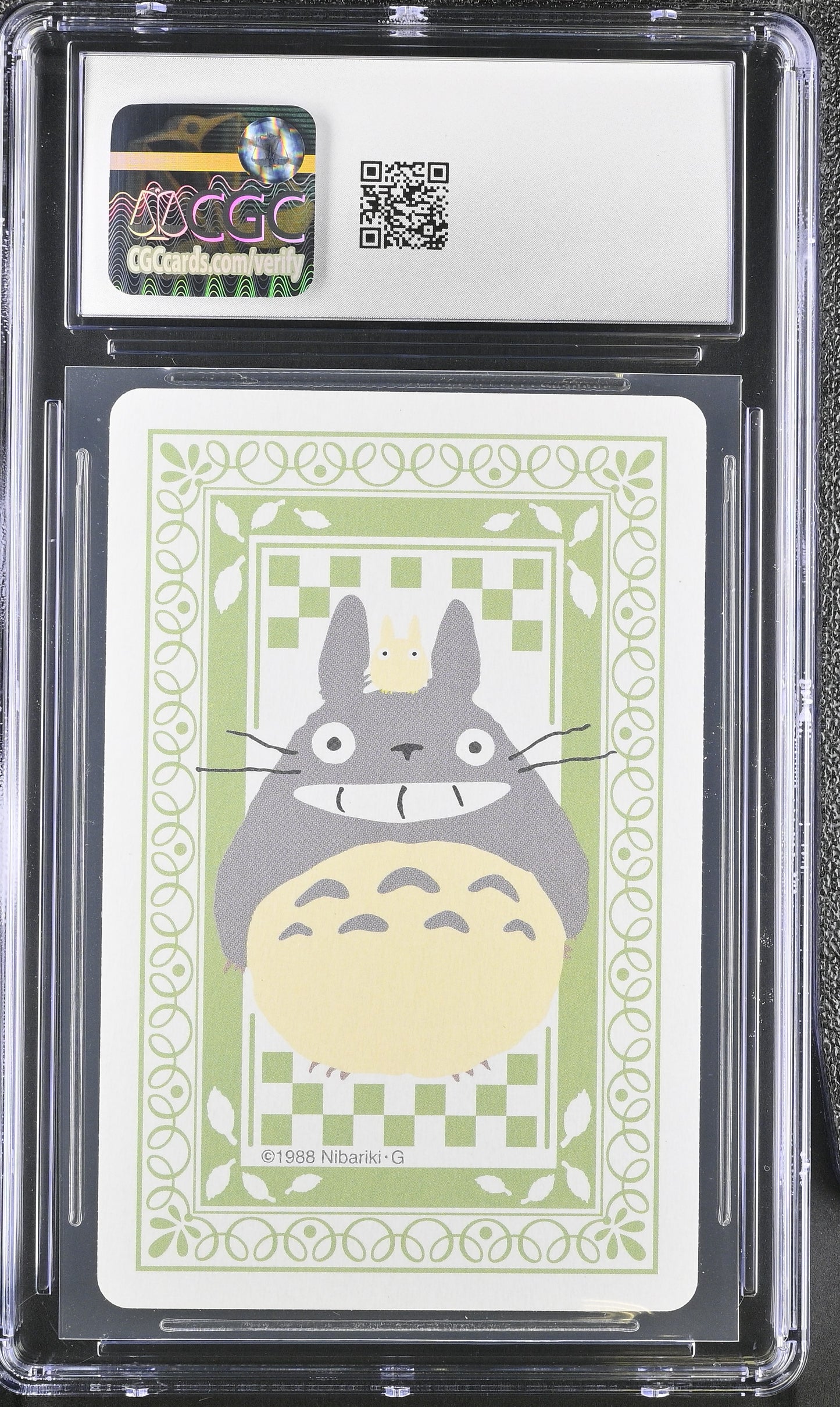 CGC 9 Totoro #J Playing Card Ghibli Playing Card C33