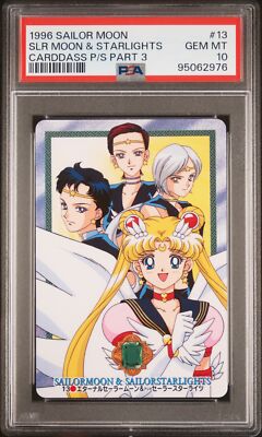 PSA 10 POP 1 1996 Sailor Moon Carddass Pretty Soldiers Part 3 #13 Starlights