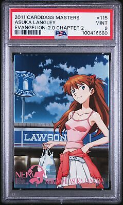 PSA 9 2011 Carddass Masters Evangelion: 2.0 115 Asuka Langley | Pop 1
