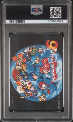 PSA 9 1994 Carddass Rockman Part 4 128 Megaman Capcom Pop 1