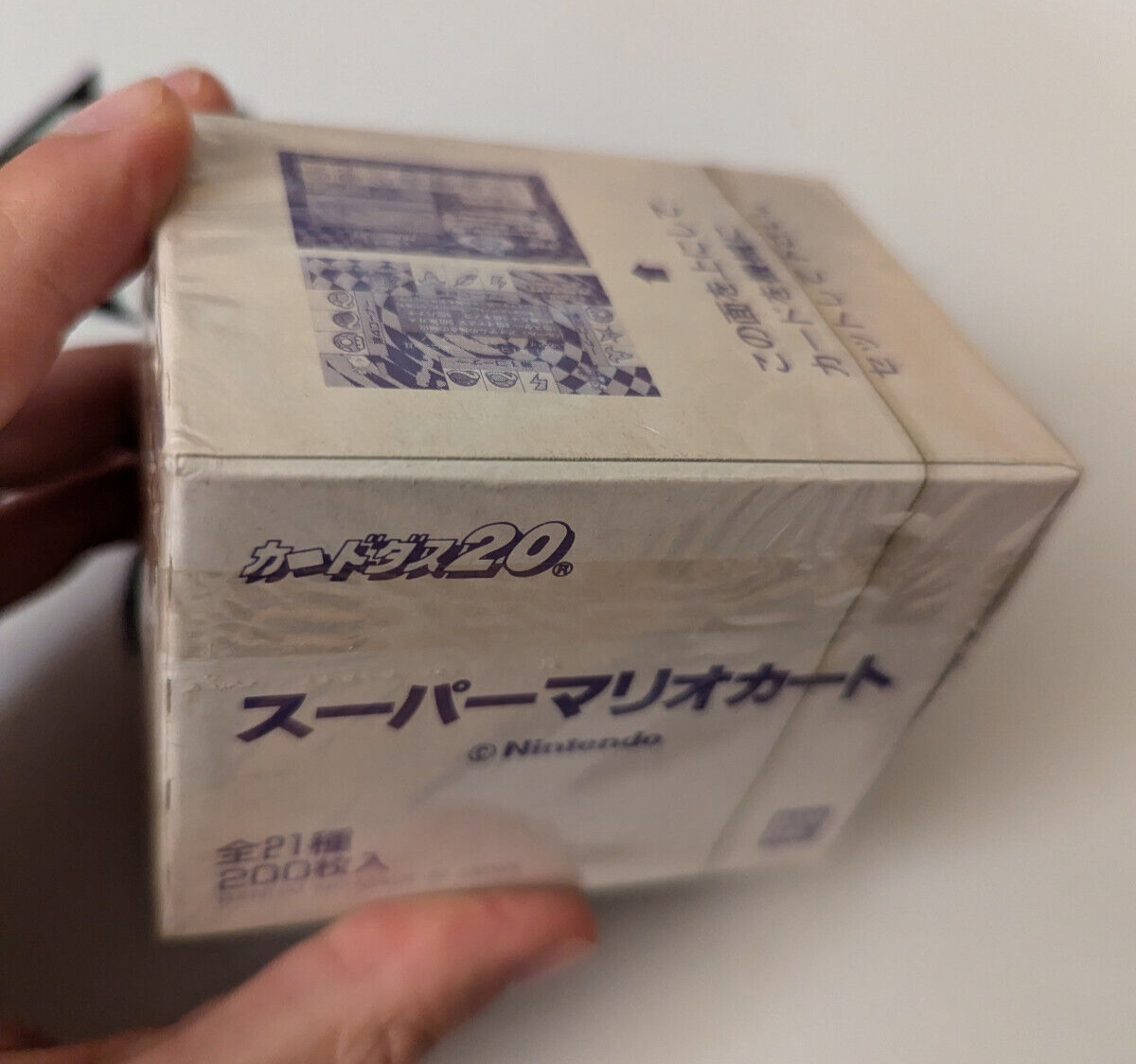 Sealed Box Super Mario Kart 1993 Carddass Bandai Japanese RARE