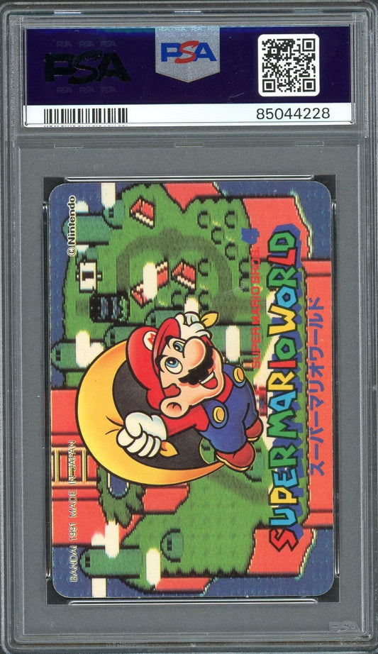 Pop 1 PSA 10 Princess Peach #3 Prism 1991 Carddass Super Mario World Graded