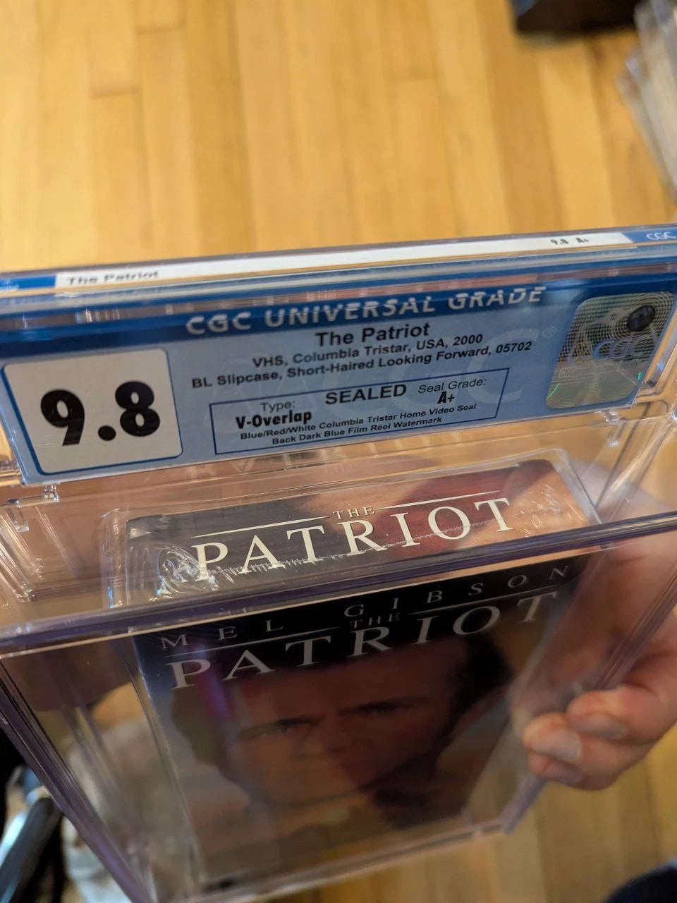 9.8 A+ The Patriot Tape Sealed Graded CGC Mel Gibson 2000 Columbia Epic
