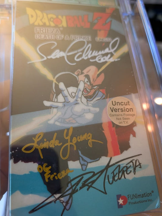Sealed VHS 9.4 A+ Signed Auto Dragon Ball FUNimation Death of a Prince CGC Graded