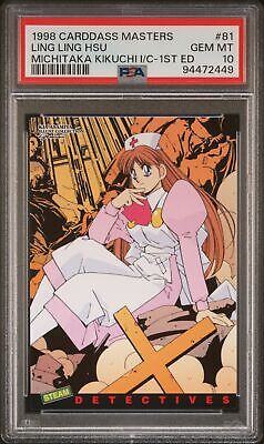 PSA 10 1998 Carddass Masters Kikuchi X Kia Asamiya 81 Ling Ling Hsu