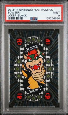 PSA 9 2012 Nintendo Platinum Playing Cards Official BOWSER JOKER