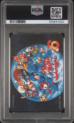 PSA 8 1994 Carddass Rockman Part 4 129 Megaman Capcom Pop 1