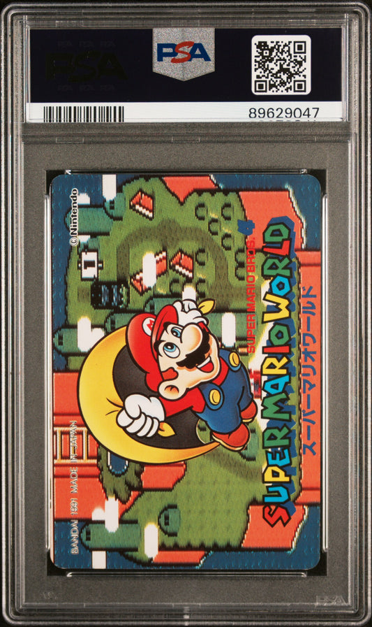 Pop 1 None Higher Dino Rhino #35 1991 Carddass Super Mario World Graded PSA