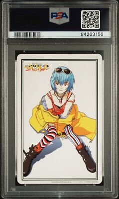 POP 1 PSA 10 1999 Evangelion Playing Cards Asuka Jack Of Diamonds Rei