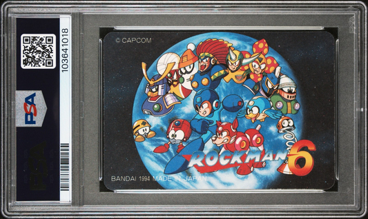 PSA 10 1994 Carddass Rockman Part 4 132 #6 Pop 1 Megaman Capcom
