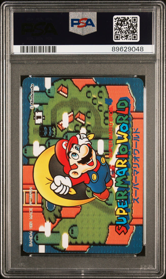 Pop 1 1 Higher Bob-ombs #36 1991 Carddass Super Mario World Graded PSA