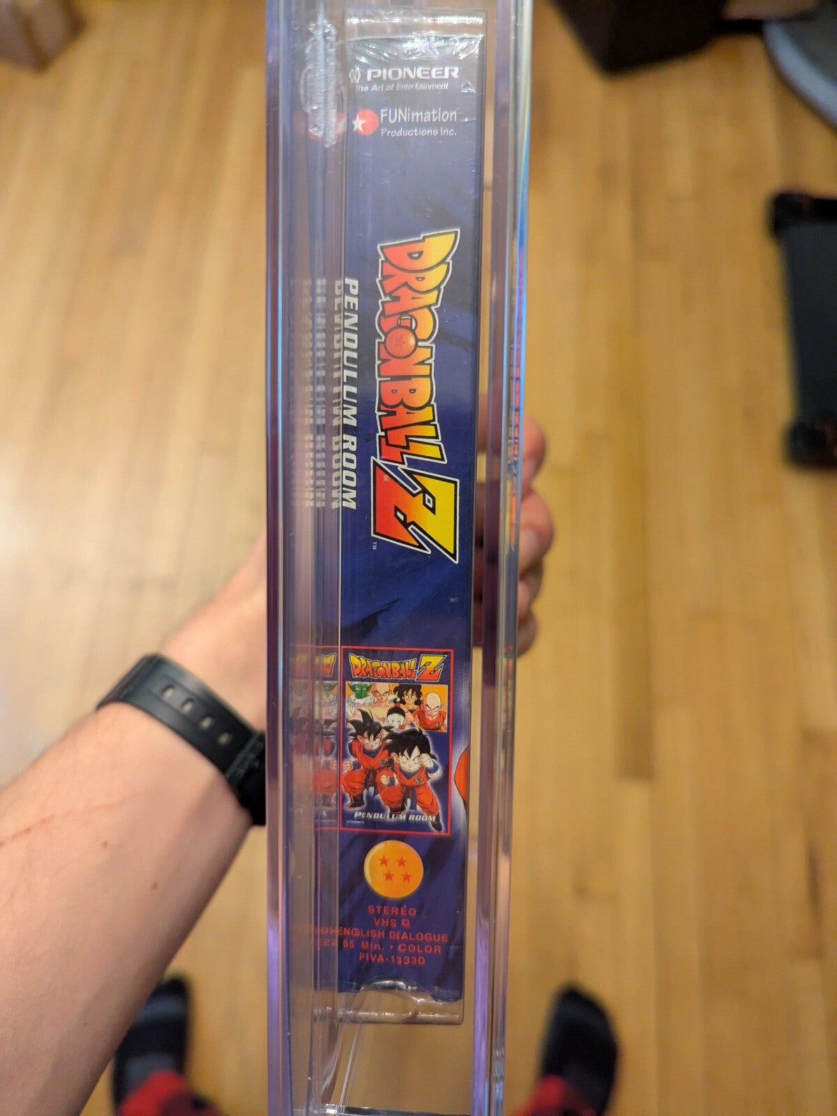 9.8 A+ Dragon Ball Z Pendulum Room Goku Gohan VHS Tape Sealed Graded CGC 1998