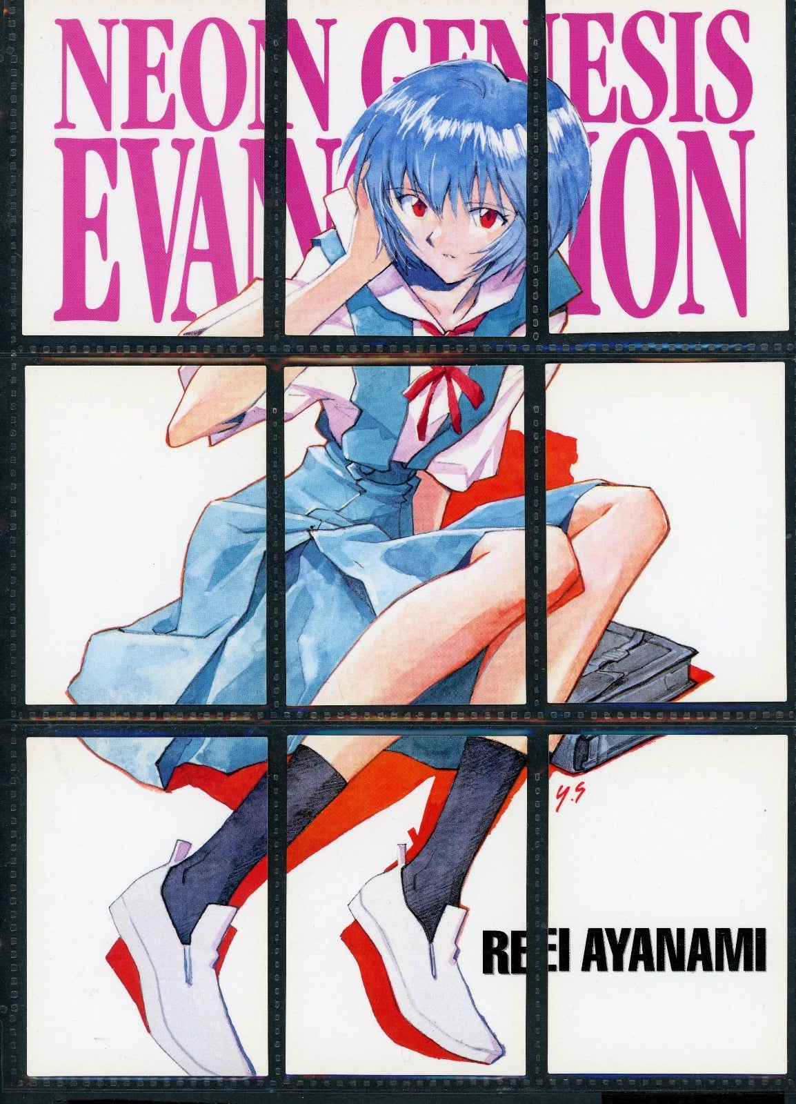 1997 Carddass Masters Evangelion Rei PP1-PP9 Part 1 BANDAI 9 Card Set