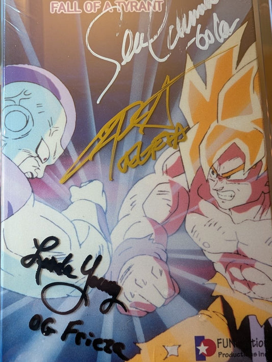Sealed VHS 9.4 A+ Signed Auto Dragon Ball FUNimation Frieza: Tyrant CGC Graded