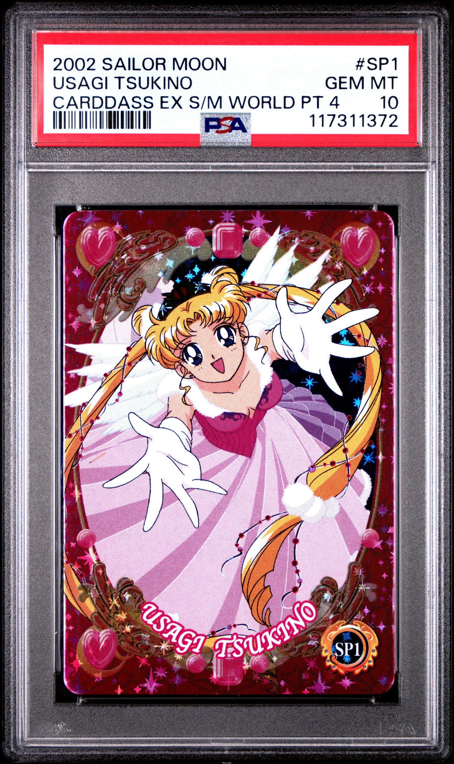 PSA 10 Pop 2 Moon #SP1 Sailor Moon EX World P4 Carddass Foil C72