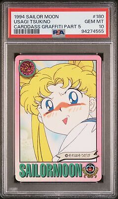 PSA 10 - 1994 Sailor Moon Carddass Graffiti Part 5 180 Usagi Tsukino