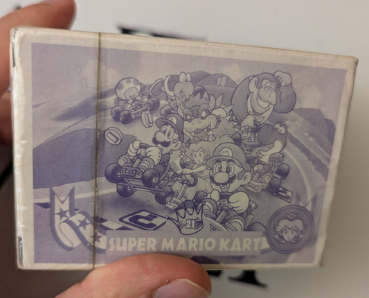 Sealed Box Super Mario Kart 1993 Carddass Bandai Japanese RARE