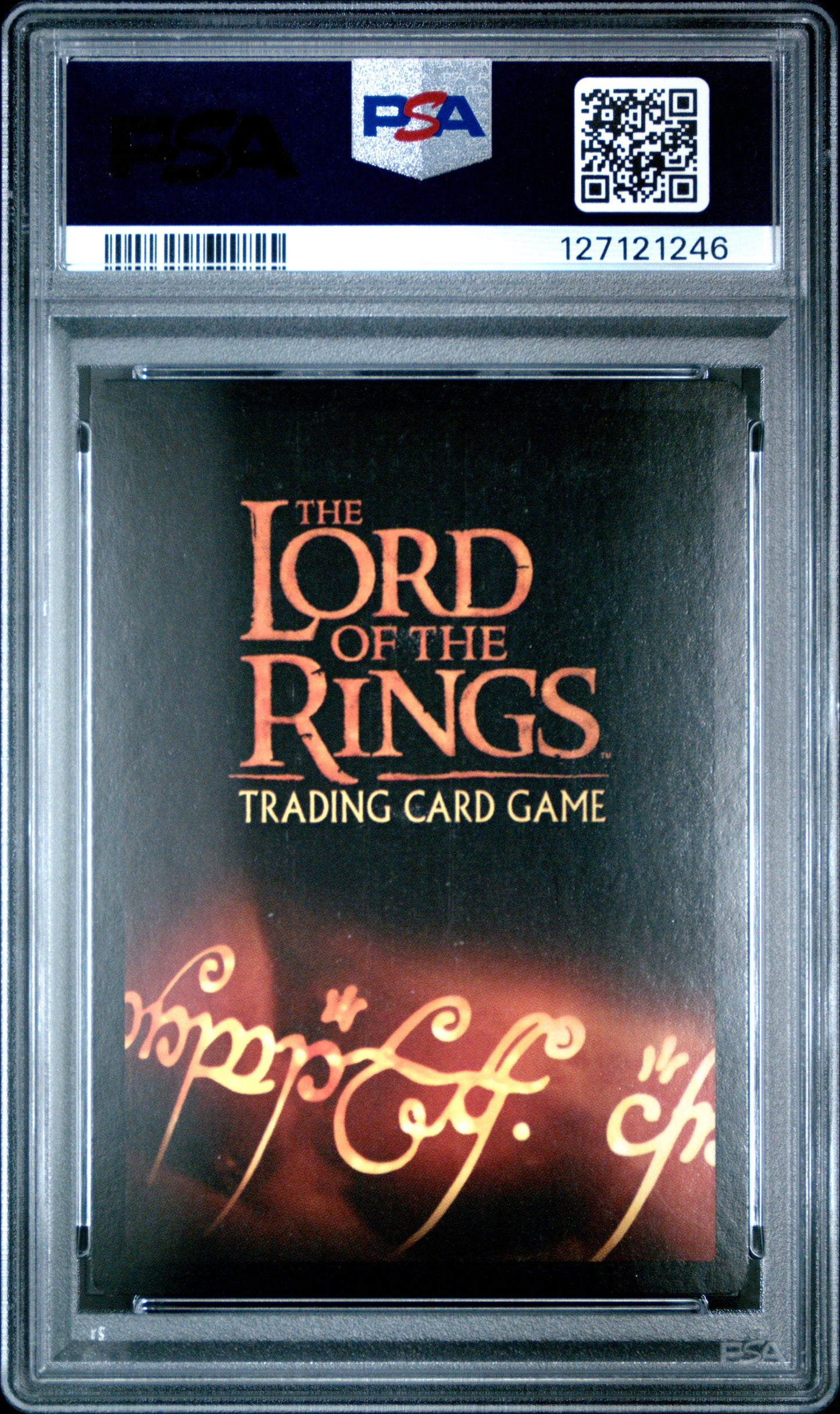 PSA 9 Dark Tunnels #4R95 Lord of the Rings TCG 2002 Two Towers Decipher Foil C46