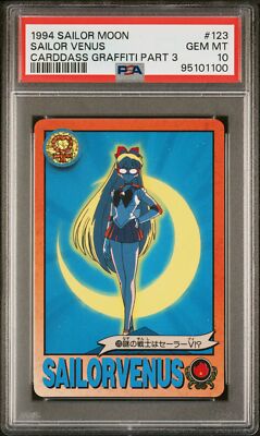 PSA 10 - 1994 Sailor Moon Carddass Graffiti Part 3 123 Sailor Venus