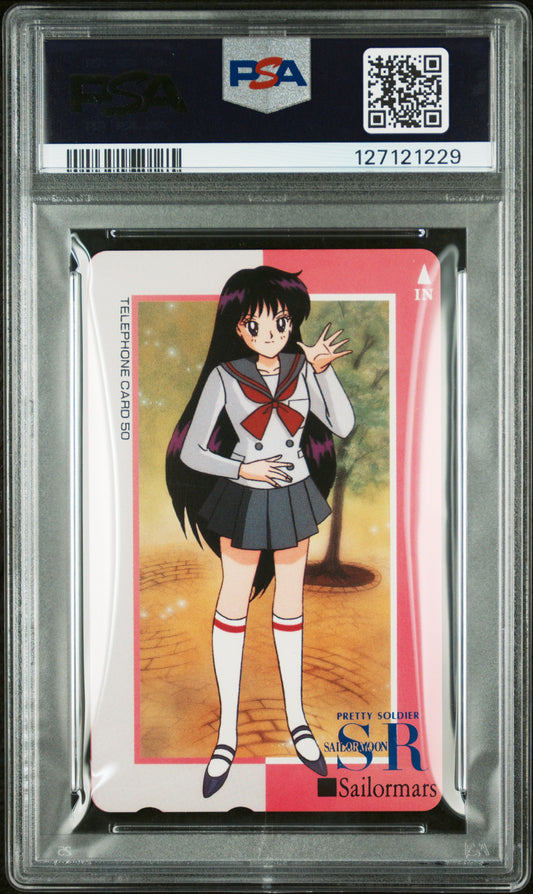PSA 10 POP 2 Sailor Mars #CAL Sailor Moon 1993 Movic Phone Card NTT C29