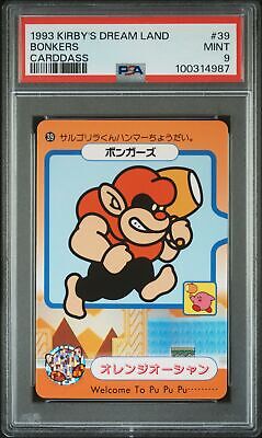 PSA 9 1993 Carddass Kirby'S Dream Land 39 Bonkers | Pop 1