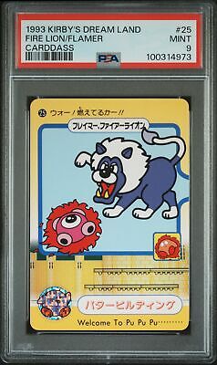 PSA 9 1993 Carddass Kirby'S Dream Land 25 Fire Lion/Flamer | Pop 1