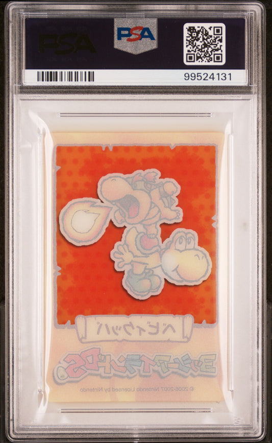 PSA 10 Pop 1 2007 Bowser & Yoshi Subarudo Gummy Yoshi's Island DS Graded Card