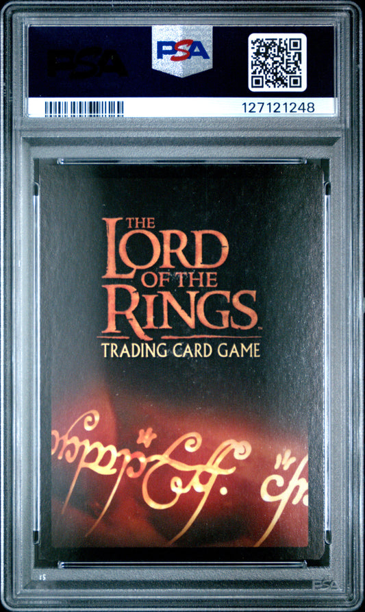 PSA 9 Bilbo #12RF12 Lord of the Rings TCG 2005 Black Rider Decipher Foil C48