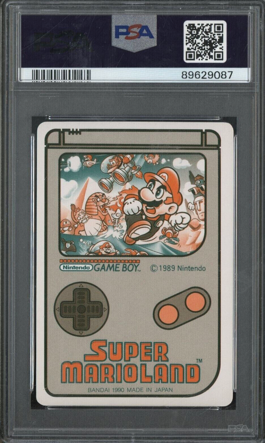 1990 Carddass Super Mario Land #37 chikako PSA 8 NM-MT