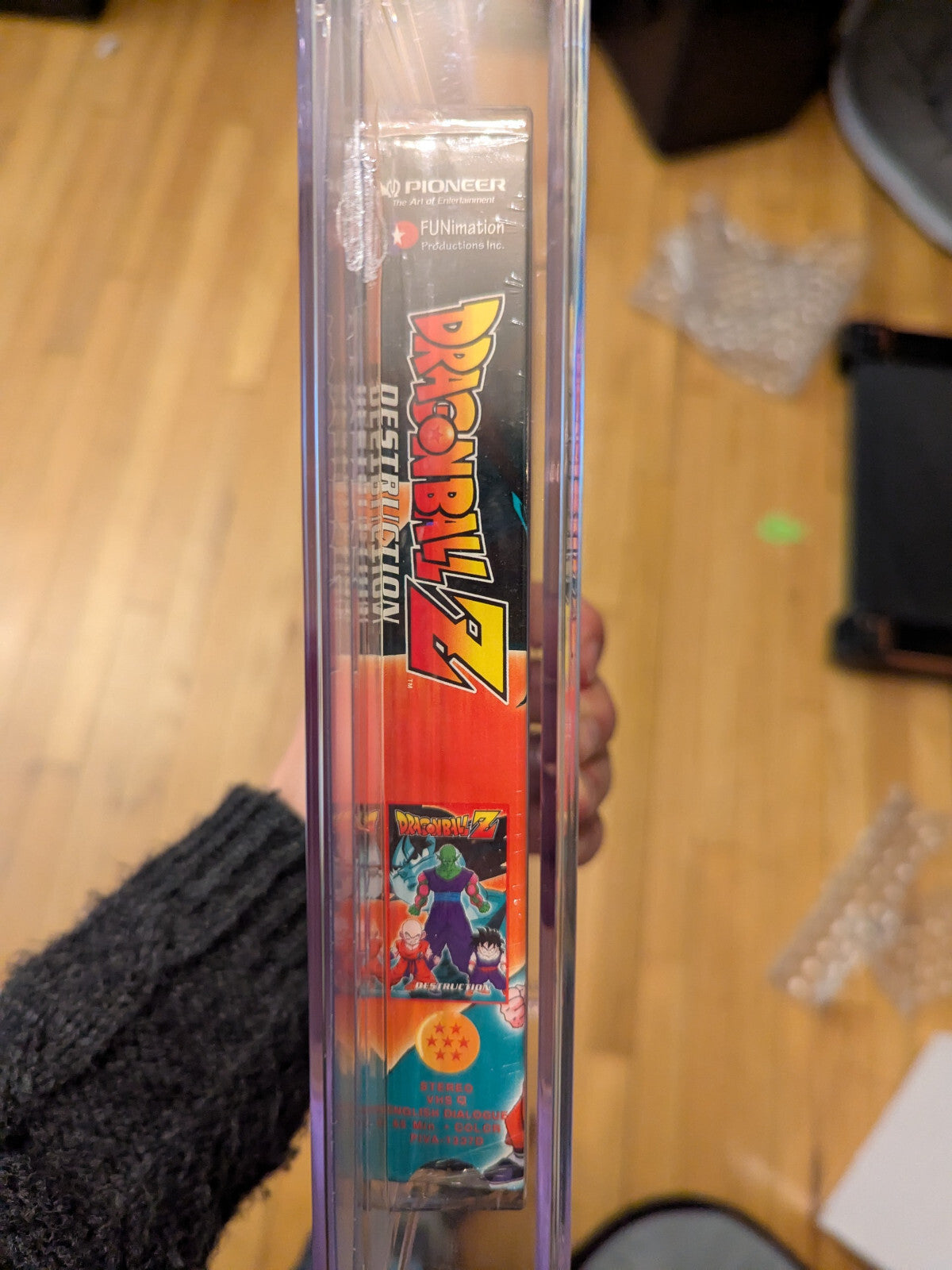 9.8 A+ Dragon Ball Z Destruction VHS Sealed Tape Graded CGC 1998 Piccolo Gohan