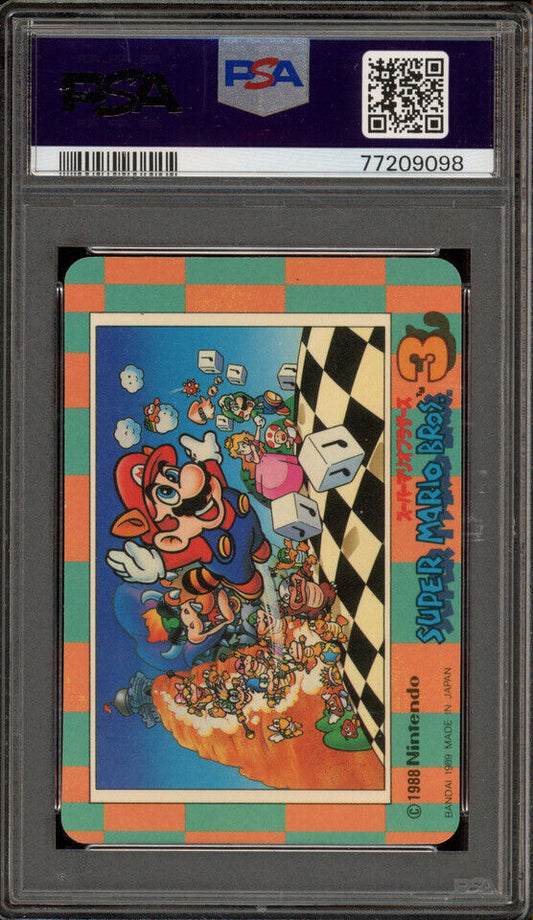 PSA 9 Pop 3 None Higher 1991 Carddass Princess Peach Super Mario Bros. #6