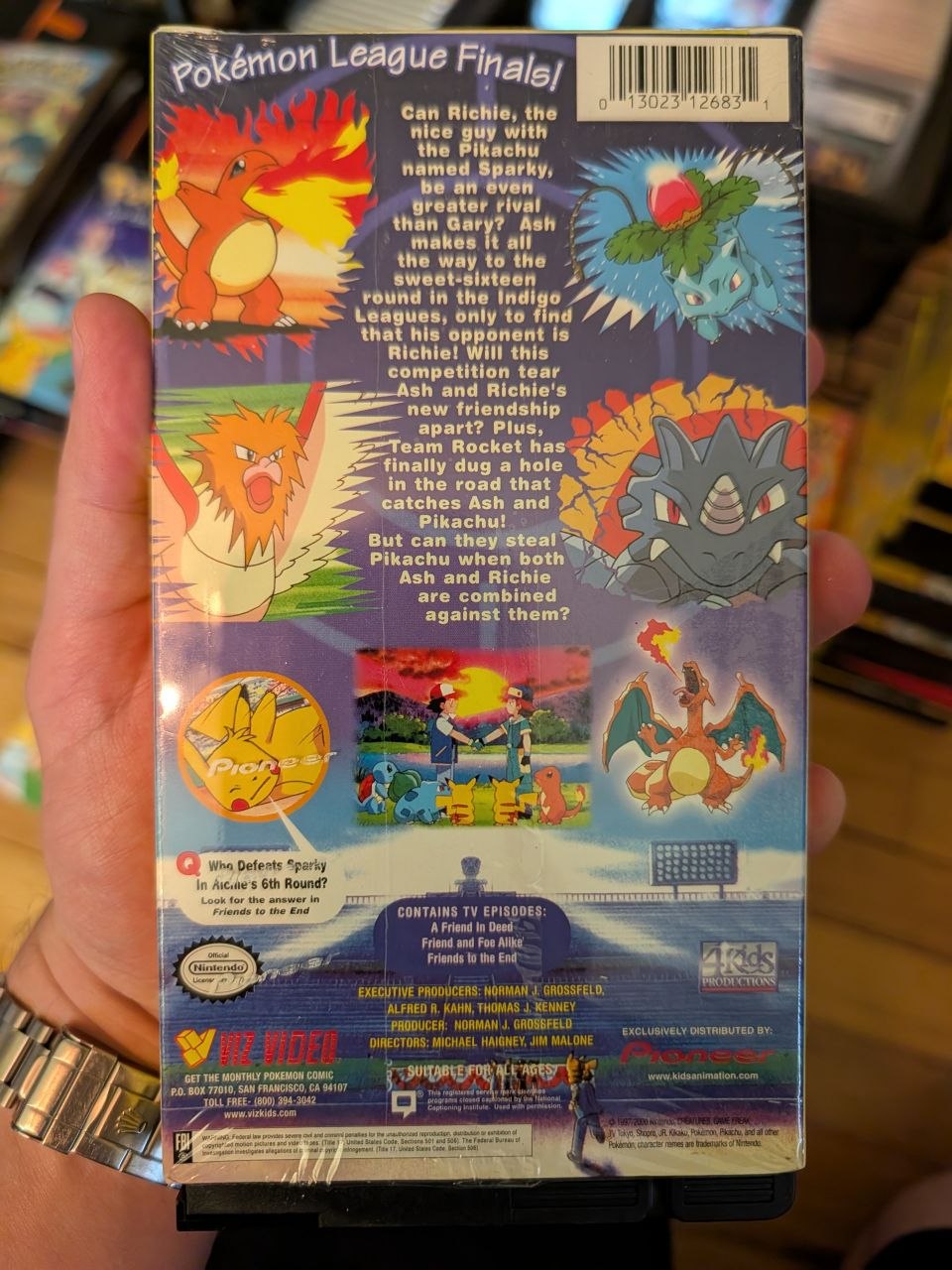 VHS Pokemon Pioneer Friends & Rivals Used - Very Good