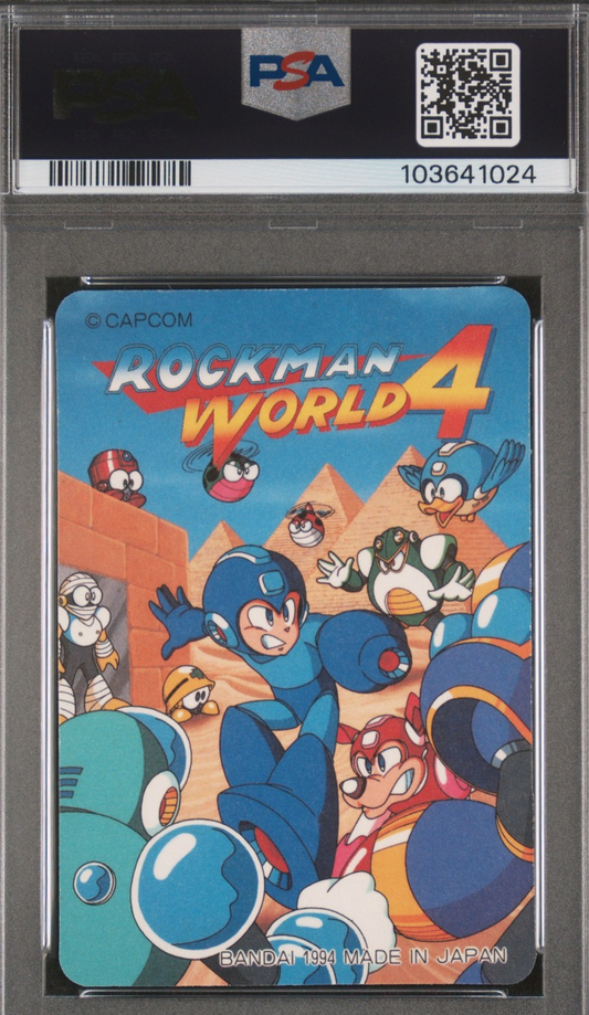 PSA 9 1994 Carddass Rocman Part 4 130 Megaman Capcom Pop 3