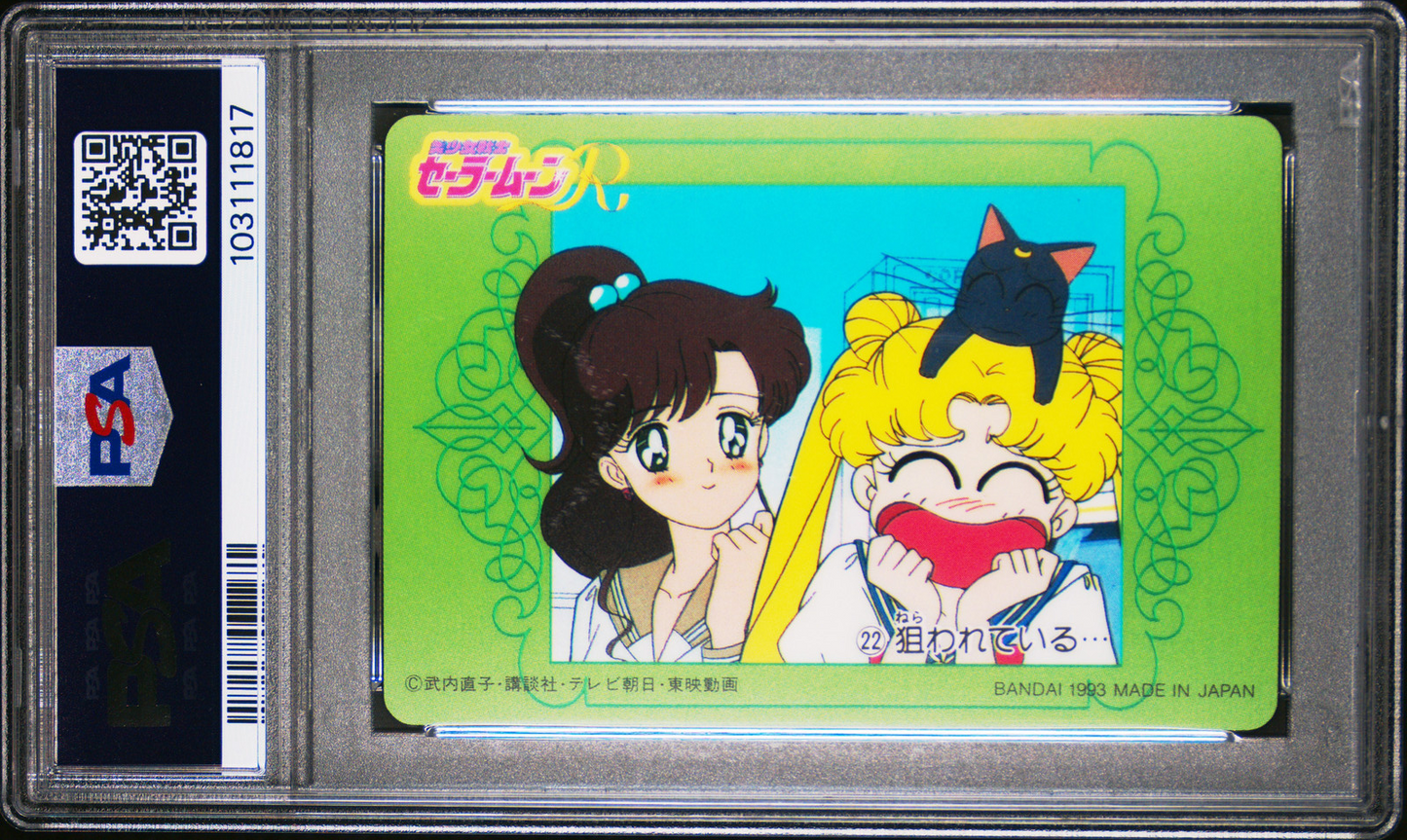 PSA 10 1993 Sailor Moon Carddass W Part 1 22 Makoto/Minako Pop 2