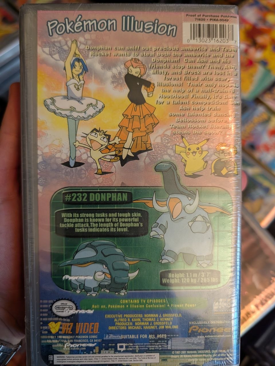 VHS Pokemon Pioneer Midnight Guardian Sealed